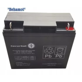 12V 18Ah SECURBAT, ALARMTEC-Batterie