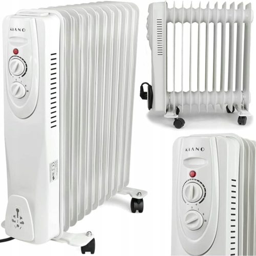  Kiano 2500 W weißer Ölradiator