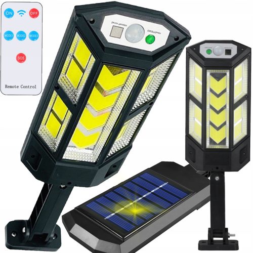  Logit Straßenlaterne 400 W 6000 lm solarbetrieben