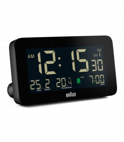 Uhr für zu Hause Braun Wecker, schwarz, 13,5 cm