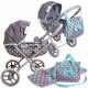  Doris tiefer Puppenwagen. Doris Kinderwagen
