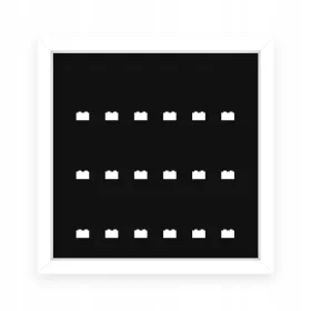  RAHMEN FÜR 15-21 LEGO-FIGUREN, DISPLAY 27CM