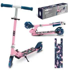 Kidwell WXM Skipo Unicorn faltbarer Roller, blau und pink