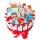  Kinderkuchen-Geschenk Ein Geschenk aus einer Mischung aus Süßigkeiten und einer Aufschrift