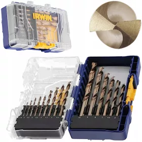 Set mit 15 Irwin Tytan Metallbohrern 1,5–10 mm