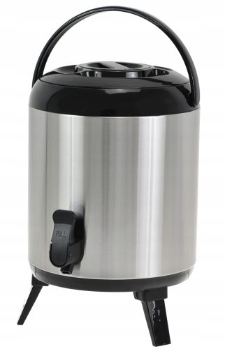 Thermoskanne Für Suppen Metlex Metalex Getränkethermoskanne 9,5 l, Silber