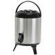 Thermoskanne Für Suppen Metlex Metalex Getränkethermoskanne 9,5 l, Silber