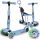  RicoKids Todi 765401 dreirädriger Roller, blaugrau