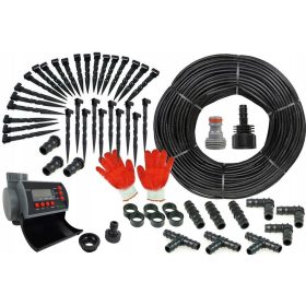  Tropfleitung 50 m + 36 Zubehörteile + Controller