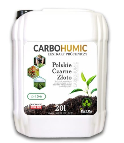Gartendünger - CARBOHUMIC 20L, ECO-Huminextrakt aus Braunkohle.