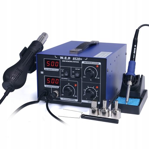 2in1 Lötkolben (Heißluft und Spitze) WEP 740 W