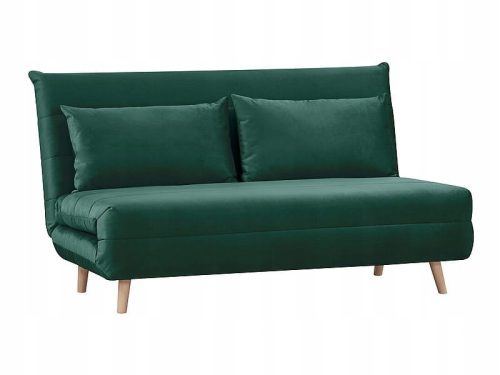 Signal Spike Sofa, 147 x 91 cm, Samt, Grüntöne