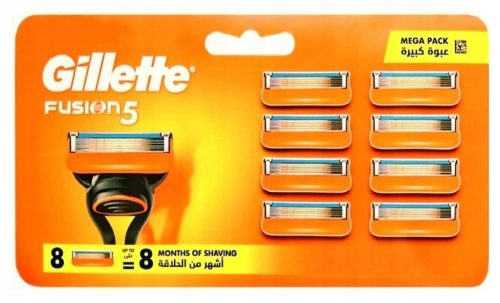  GILLETTE FUSION 5 Satz mit 8 Patronen