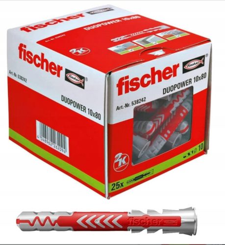 Fischer Spreizdübel 10 x 80 mm 25 Stk.