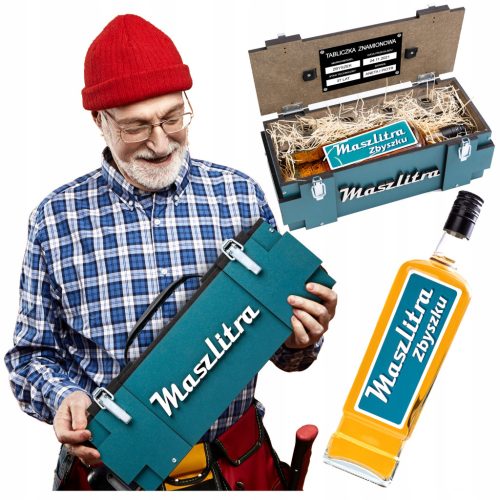  MaszLitra-Set, Geschenk zum Geburtstag eines Mannes 18-40