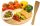 Schneidebretter Woodland Pizza-Schneidebrett, Holz, 1 Stk.