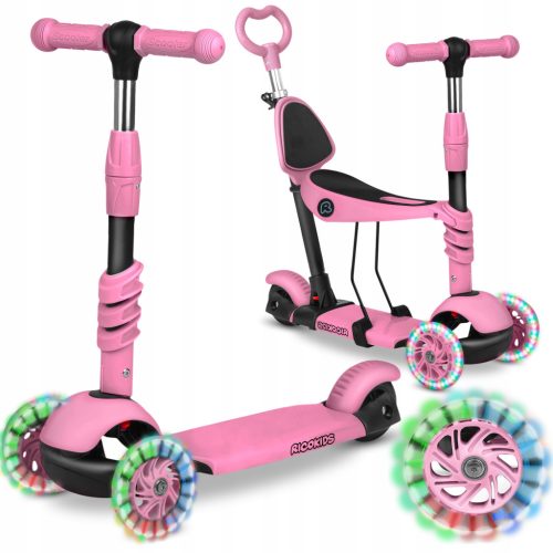  Dreirädriger Roller Ricokids Todi – rosa