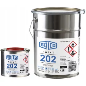 SHIP Epoxidfarbe für Metall, grau, 4,9l