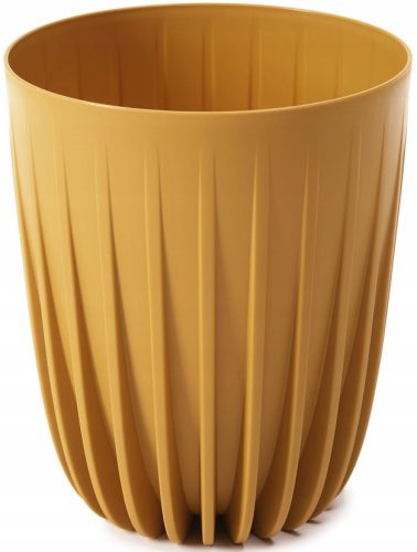  Lamela-Blumentopf, 39 cm x 39 x 46,3 cm, Durchmesser 39 cm, Kunststoff in den Farben Gelb und Gold