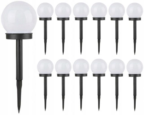  Dekorstar Solarlampe, schwarz, 34 cm, 12 Stk.