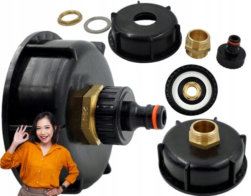  IBC-Ventilhahn 3/4 großer Stecker 10 cm Mauser Mauzer