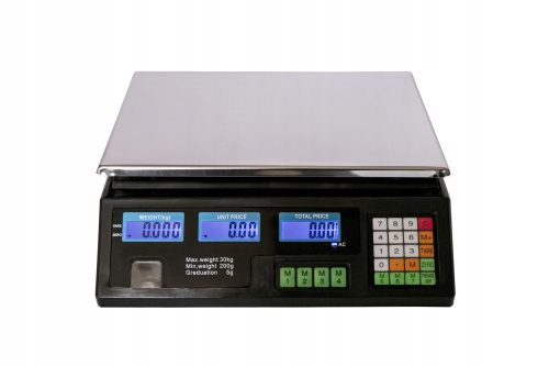 ELEKTRONISCHE RECHNEN-WERKSTATTWAAGE 30KG