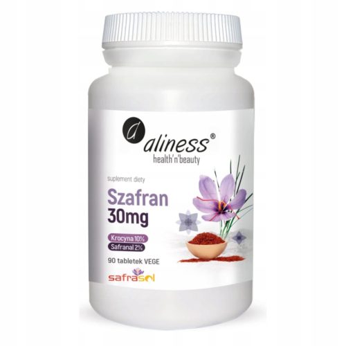 Aliness Safran Extrakt zur Stimmungsverbesserung und Stressreduktion, 90 Tabletten Vegan