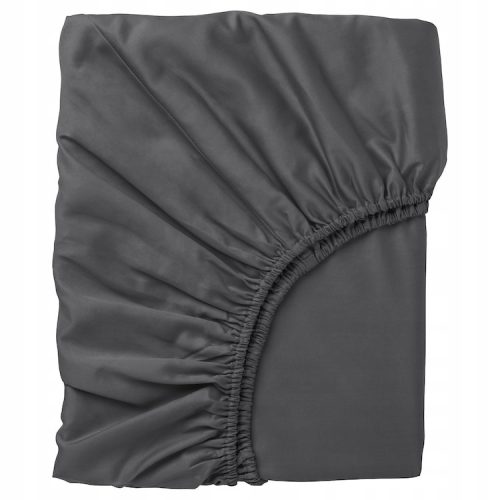 Frotteelaken mit Gummiband  Ikea Satin-Spannbettlaken 160 x 200 cm