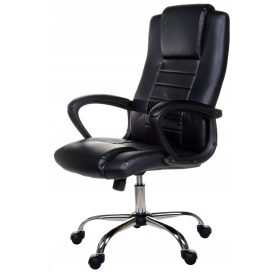  Giosedio FBS004 Gaming-Stuhl, schwarzes Öko-Leder