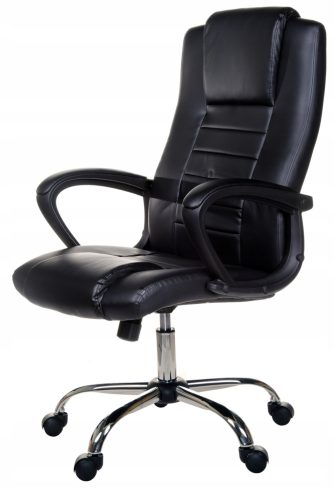  Giosedio FBS004 Gaming-Stuhl, schwarzes Öko-Leder