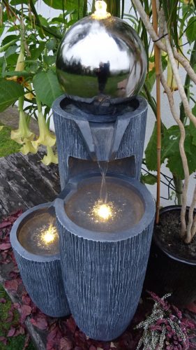 Gartenbrunnen „Ida“ Höhe 109 cm! - LED-Beleuchtung