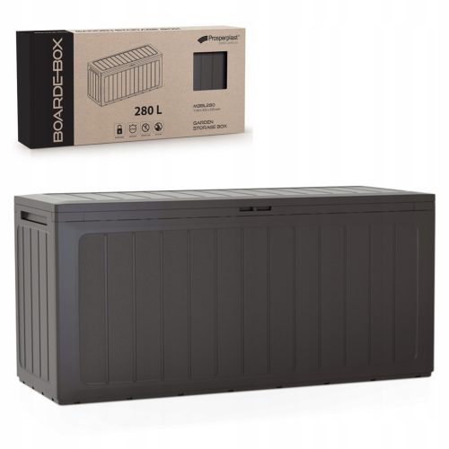 Gartenbox Kunststoff-Gartenbox, 280 l, braun