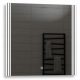  Arica Quadratischer LED-Spiegel mit Touch 90x90cm