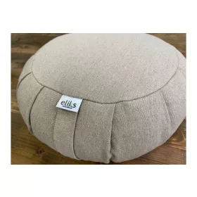  Eliks Zafu Leinen-Meditationskissen 35x13 cm
