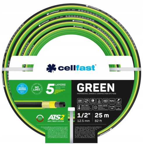  Cellfast Green ATS2 Gartenschlauch 1/2" 25m
