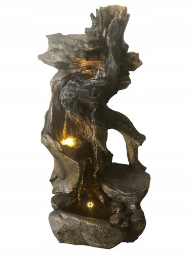  GARTENBRUNNEN „WASSER SKALNIK“ Höhe 102 cm LED-Achse!