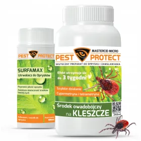    Flüssigkeit gegen Zecken PEST PROTECT 250 ml + Flüssigkeit gegen Zecken, Mücken, Fliegen PEST PROTECT 100 ml