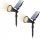  Solarlampe, schwarz, 37 cm, 2 Stk.