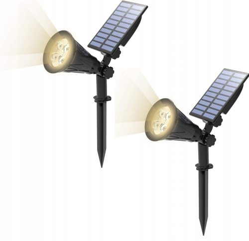  Solarlampe, schwarz, 37 cm, 2 Stk.