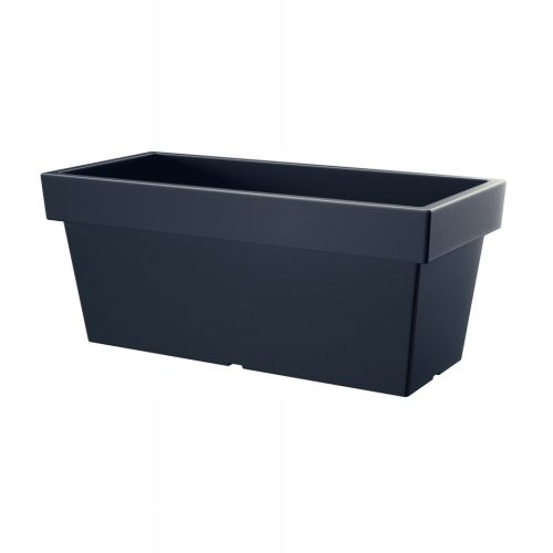  Prosperplast Blumentopf 99 cm x 39 x 41 cm, Kunststoff in Grau- und Silbertönen