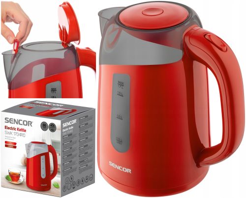  Sencor SWK 1704RD Wasserkocher 2200 W 1,7 l rot