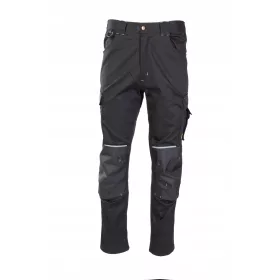 Lange Arbeitshose von Seven Kings Drive, Größe 50, schwarz