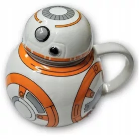  STAR WARS ROBOT DROID BB-8 BECHER MIT DECKEL
