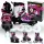  VERSTELLBARE SKATES 38-41 4IN1 LED-ROLLSKATES ROSA