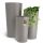  SET 3x BLUMENTOPF GARTENTOPF + GRAUER EINSATZ