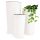  Kadax Blumentopf 30 cm x 30 x 57,5 cm Durchmesser 30 cm Kunststoff weiß