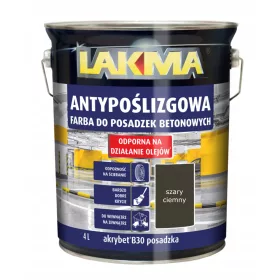 Lakma graue Betonfarbe 4 l