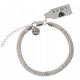  SILBERNES VOLLSTÄNDIGES DAMEN-WANNENARMBAND PR. 925 SOLID + KOSTENLOSE GRAVUR