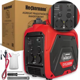  Heckermann tragbarer Einphasengenerator 2000 W Benzin