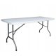 Tisch für Garten und Terrasse - GardenLine Touristentisch 61 x 122 x 74 cm weiß